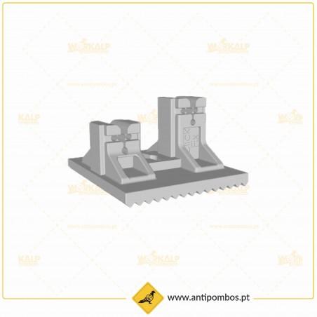 Base Isoladora Click-Fix para Sistema Eletrostático Anti-Aves